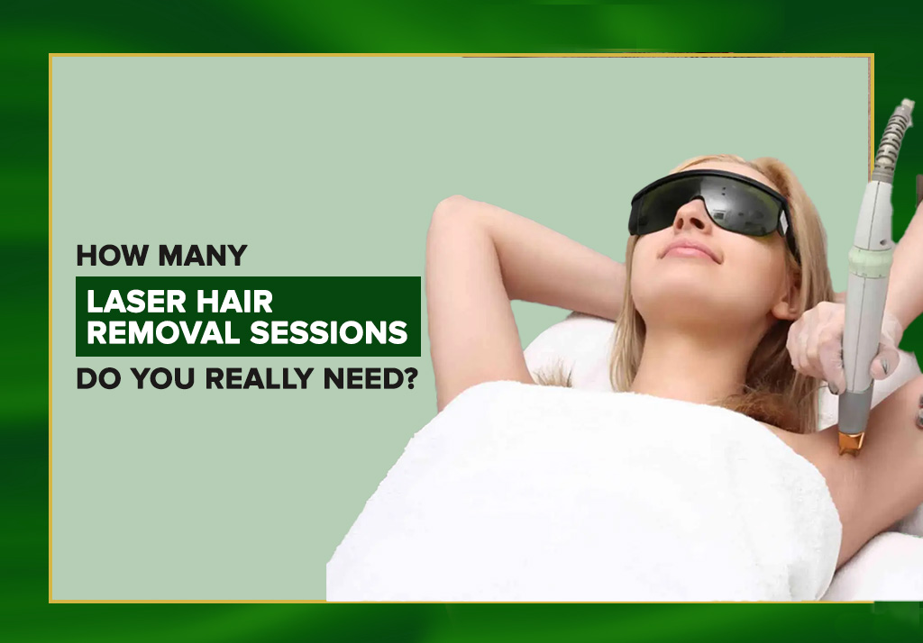 laser hair removal session